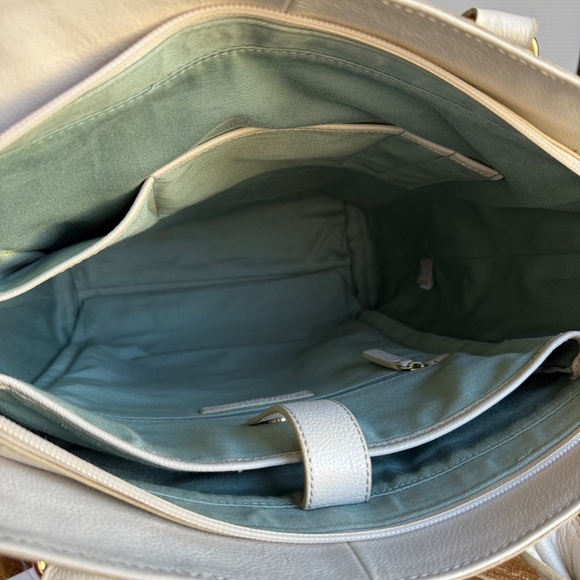 Banana Republic White Dianne Tote Leather - Picture 5 of 9